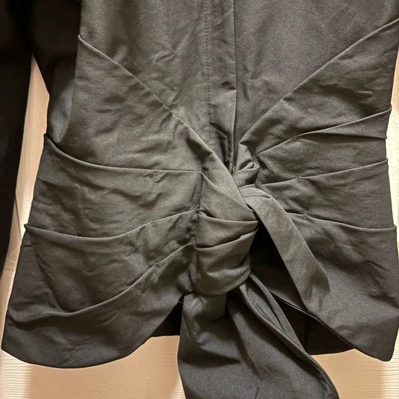 Jean Paul Gaultier Femme Black Twisted Waist Jacket – Y2K (Size 40 / US 6 - Picture 9 of 15